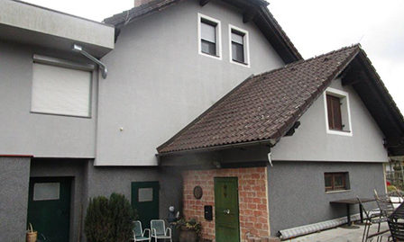 haus von hinten
